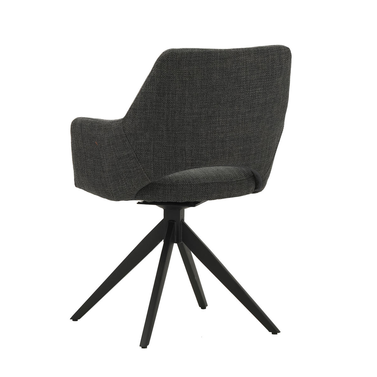 ŽIDLE, antracitová - černá/antracitová, Moderní, kov/textil (54,5/85/61,5cm) - MID.YOU