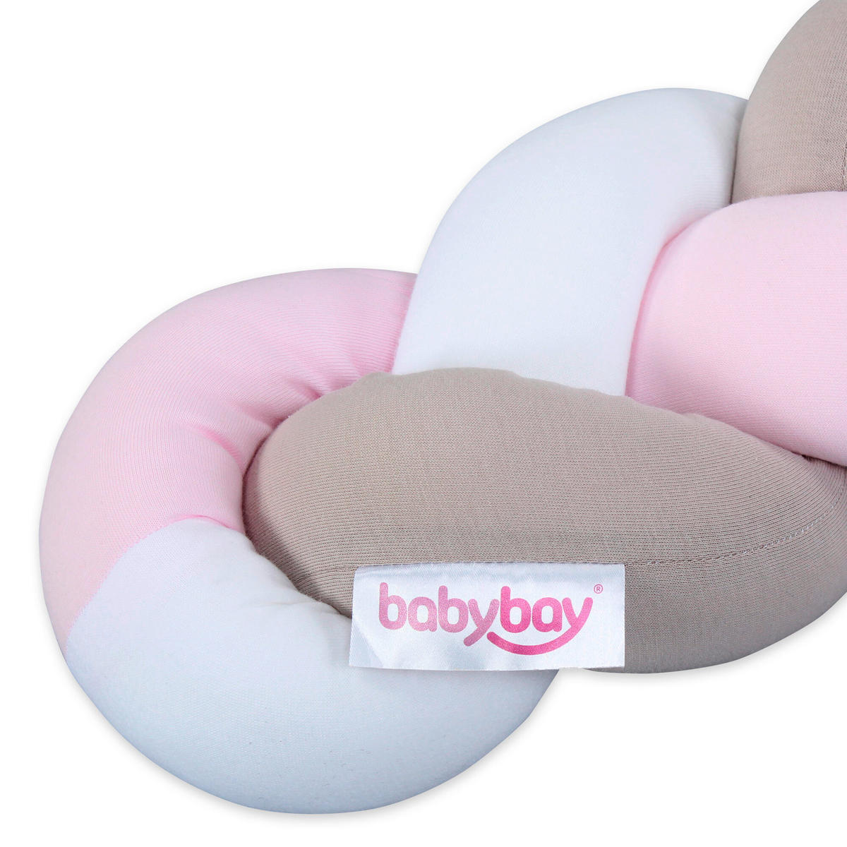 NESTCHENSCHLANGE  200/13/13 cm   - Beige/Weiß, Basics, Textil (200/13/13cm) - Babybay