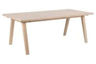 JEDILNA MIZA, furnirano hrast barve hrasta  - barve hrasta, Design, les (200/95/74,6cm) - Lomoco