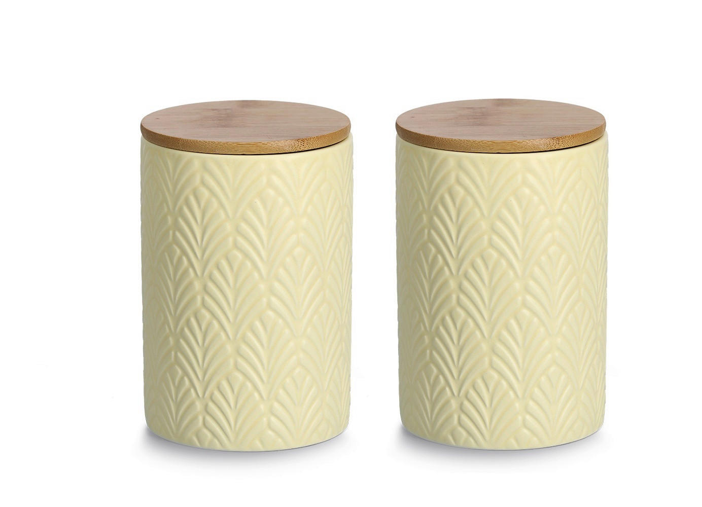 VORRATSDOSENSET  - Gelb, Basics, Keramik (25,5/25,5/15cm) - Zeller Present