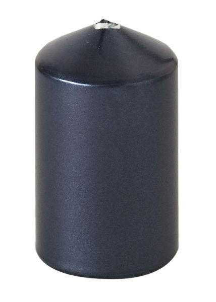 STUMPENKERZE 5,7/10 cm  - Dunkelblau, KONVENTIONELL (5,7/10cm)