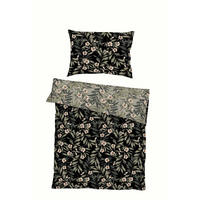 BETTWÄSCHE Florence Makosatin 140/200 cm  - Khaki, Basics, Textil (140/200cm) - Kaeppel