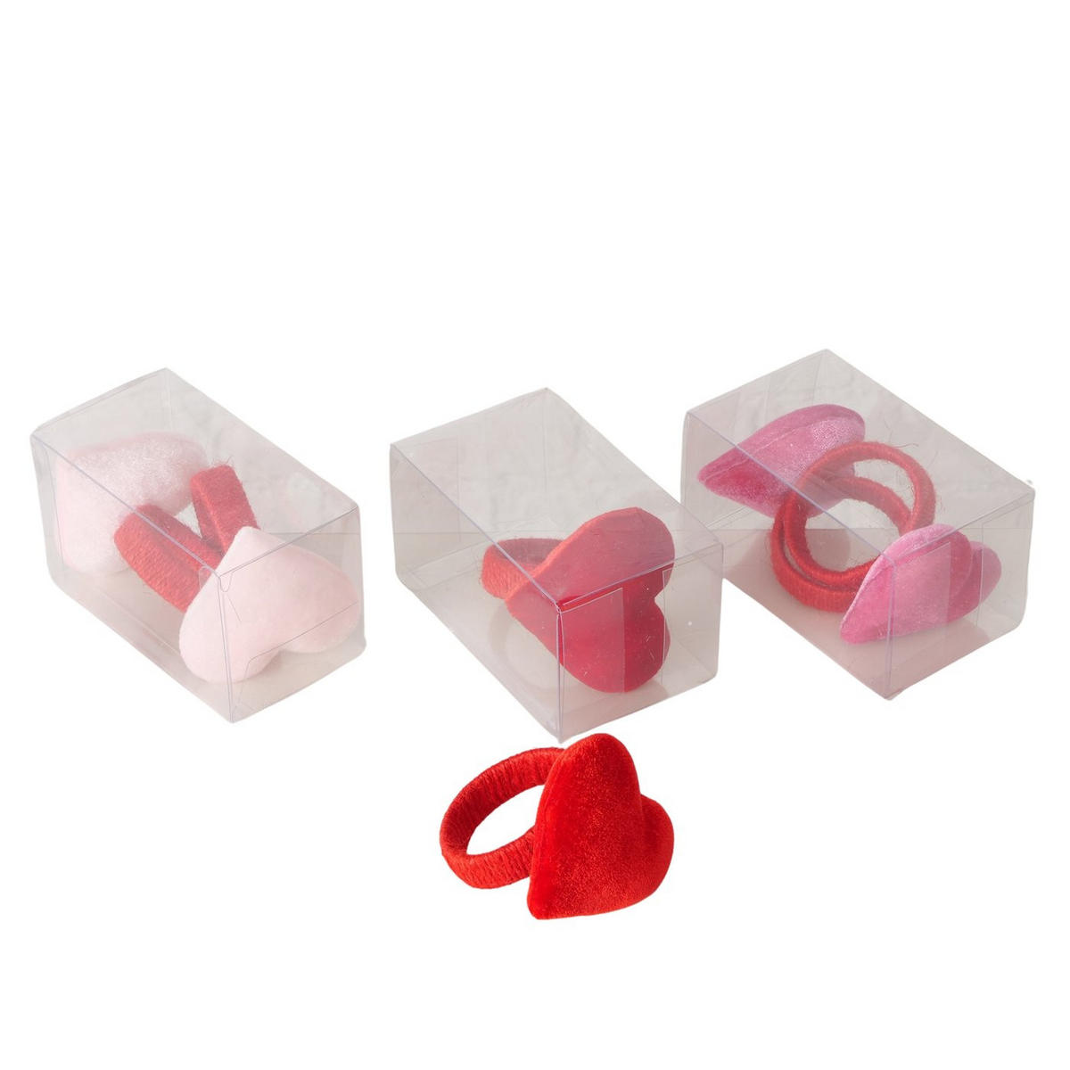 SERVIETTENRING    - Pink/Hellrosa, Basics, Textil (7/7/8cm)