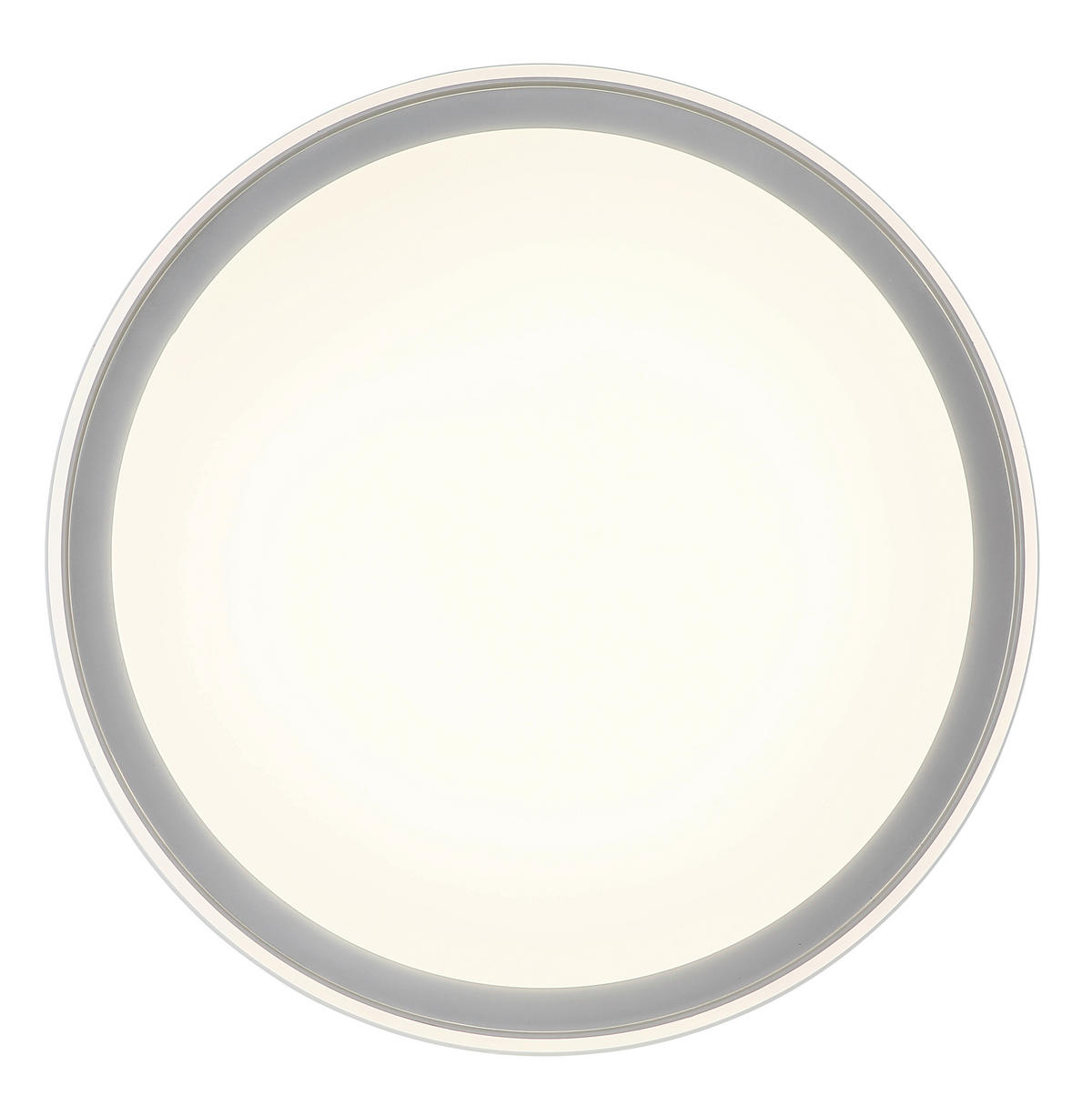 STROPNA LED-SVETILKA  JANICE ///230 V/ - srebrne barve/bela, Design, kovina/umetna masa (50/8cm) - Globo