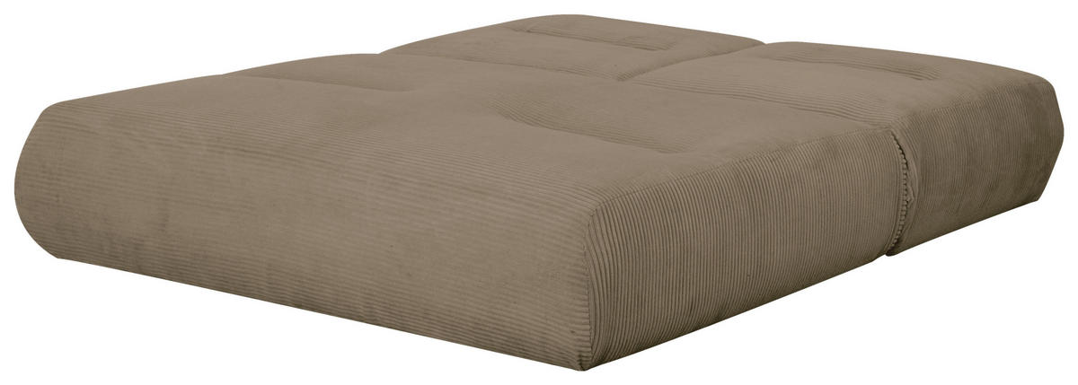 SCHLAFSOFA Cord Braun  - Braun, Design, Textil (159/88/160cm) - Livetastic