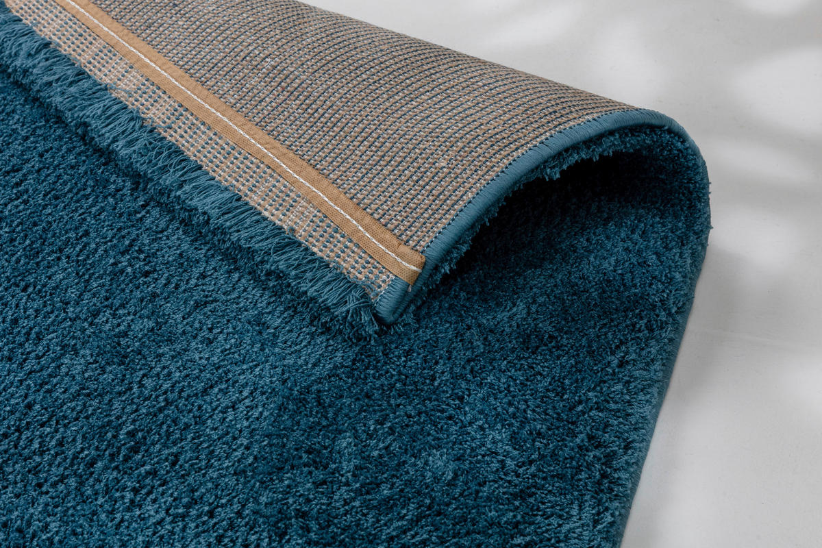 HOCHFLORTEPPICH 160/230 cm Salerno Blau  - Blau, Basics, Textil (160/230cm) - Novel