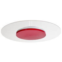 LED-DECKENLEUCHTE    42/42/4,5 cm  - Rot, Konventionell, Kunststoff/Metall (42/42/4,5cm)