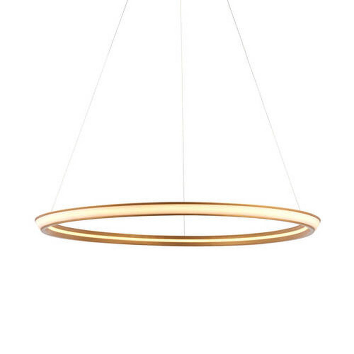 LED-HÄNGELEUCHTE Endon Silvina 75.5/155 cm   - Chromfarben/Goldfarben, Design, Metall (75.5/155cm) - ENDON