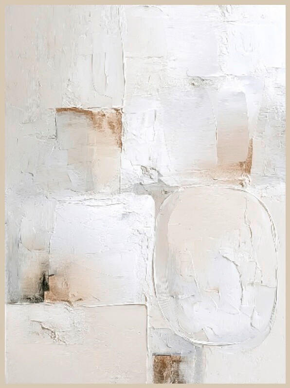 LEINWANDBILD Abstraktes 90/120 cm  - Multicolor, Basics, Holz/Papier (90/120cm) - Euroart