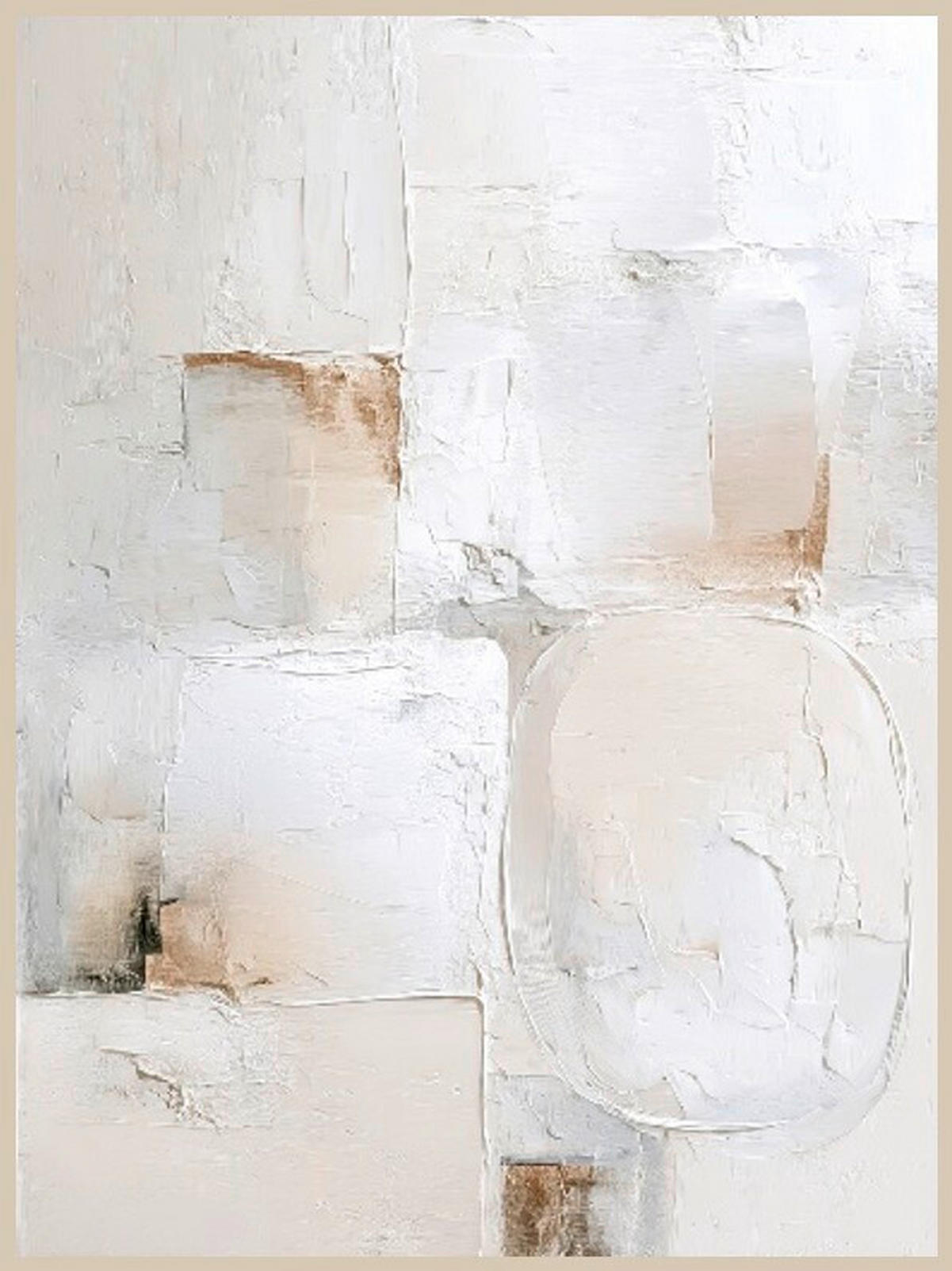 LEINWANDBILD Abstraktes 90/120 cm  - Multicolor, Basics, Holz/Papier (90/120cm) - Euroart