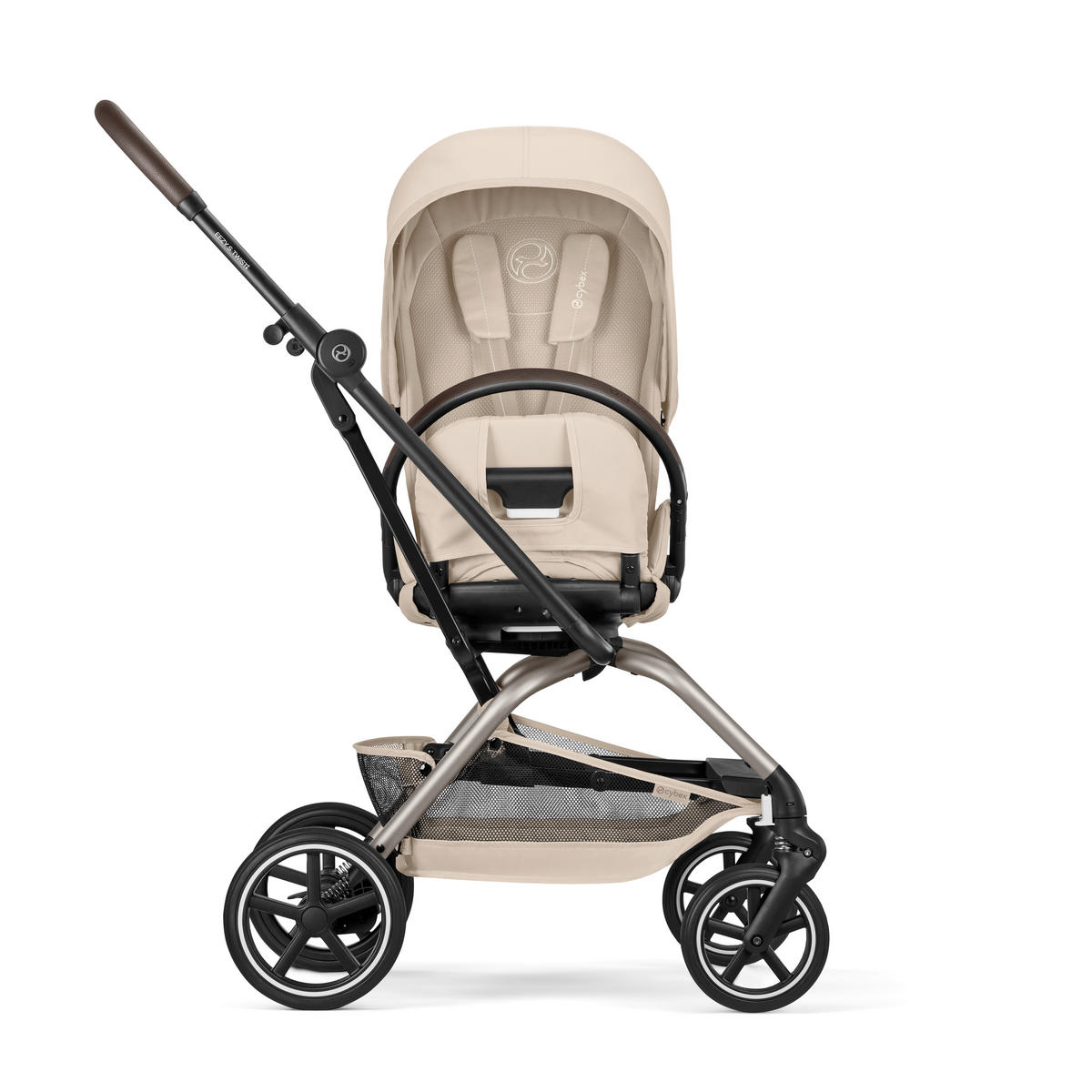 BUGGY EEZY S TWIST+ 2 TPE  - Taupe/Beige, Basics, Kunststoff/Textil (80,5/45/105cm) - cybex GOLD