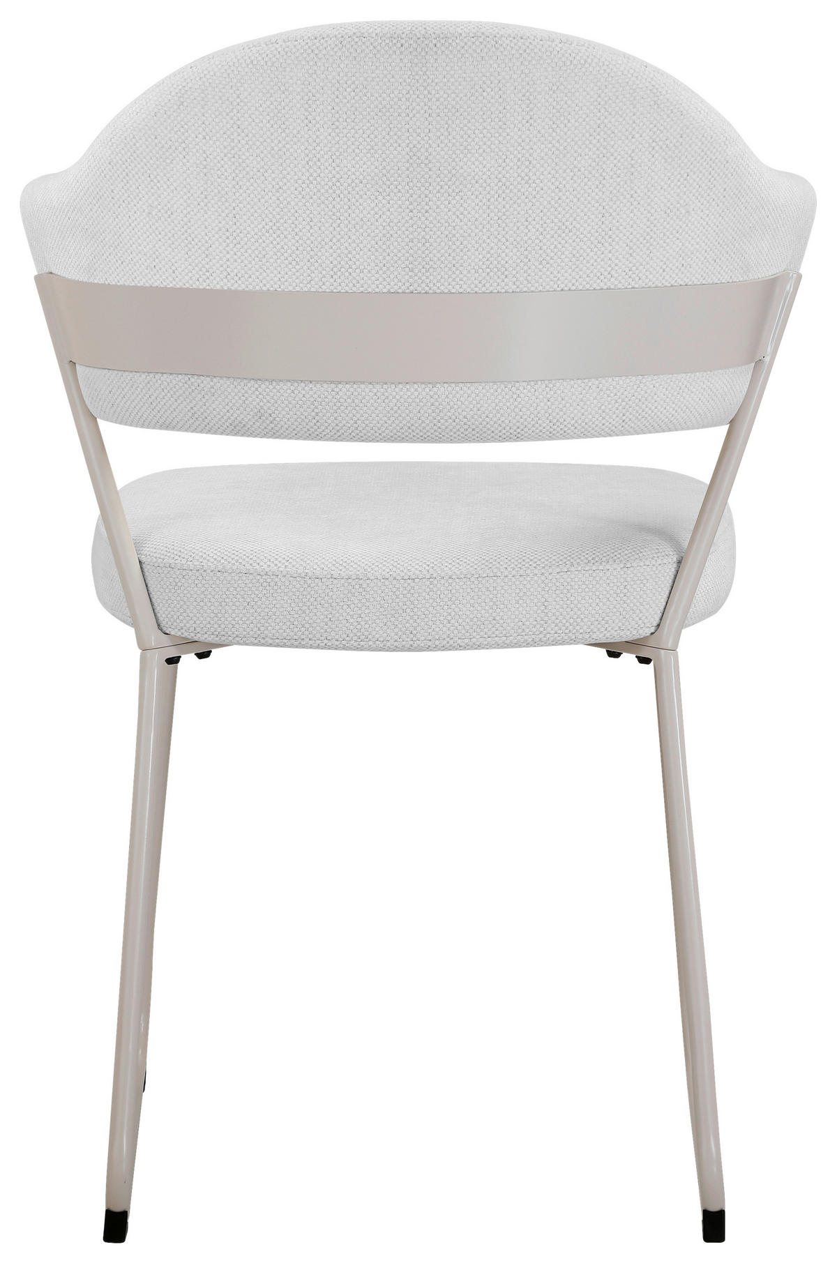 STUHL - Creme, Design, Textil/Metall (57/82/62cm) - Novel