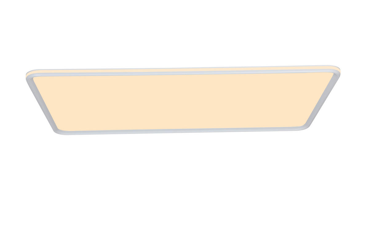 LED-DECKENLEUCHTE Bosona 110/60/7 cm  - Weiß, Basics, Kunststoff/Metall (110/60/7cm) - Novel