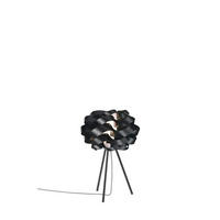 TISCHLEUCHTE - Schwarz, KONVENTIONELL, Kunststoff/Metall (40/62cm)