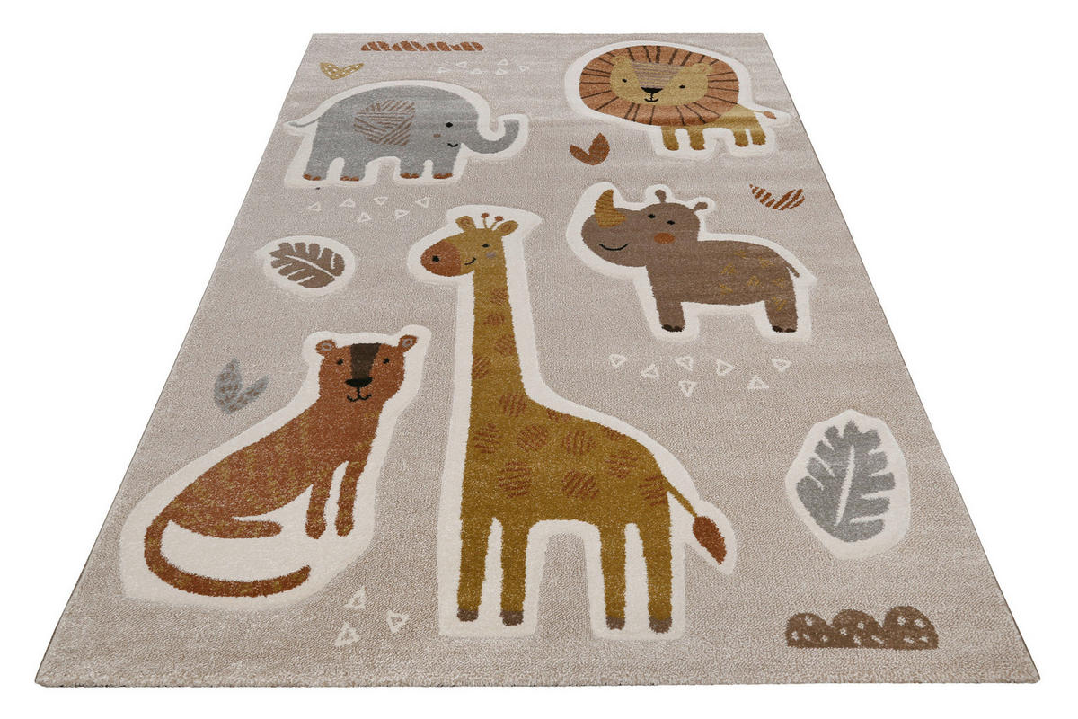 KINDERTEPPICH 140/200 cm Nala & Friends Tier  - Multicolor, Basics, Textil (140/200cm)