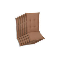 SESSELAUFLAGENSET Uni  - Rot, Basics, Textil (50/7/120cm)