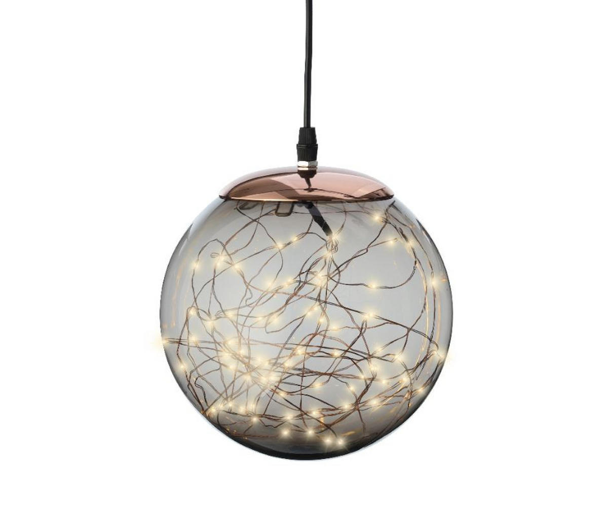 UKRASNA LED LAMPA - prozirna, Osnovno, plastika (20cm)