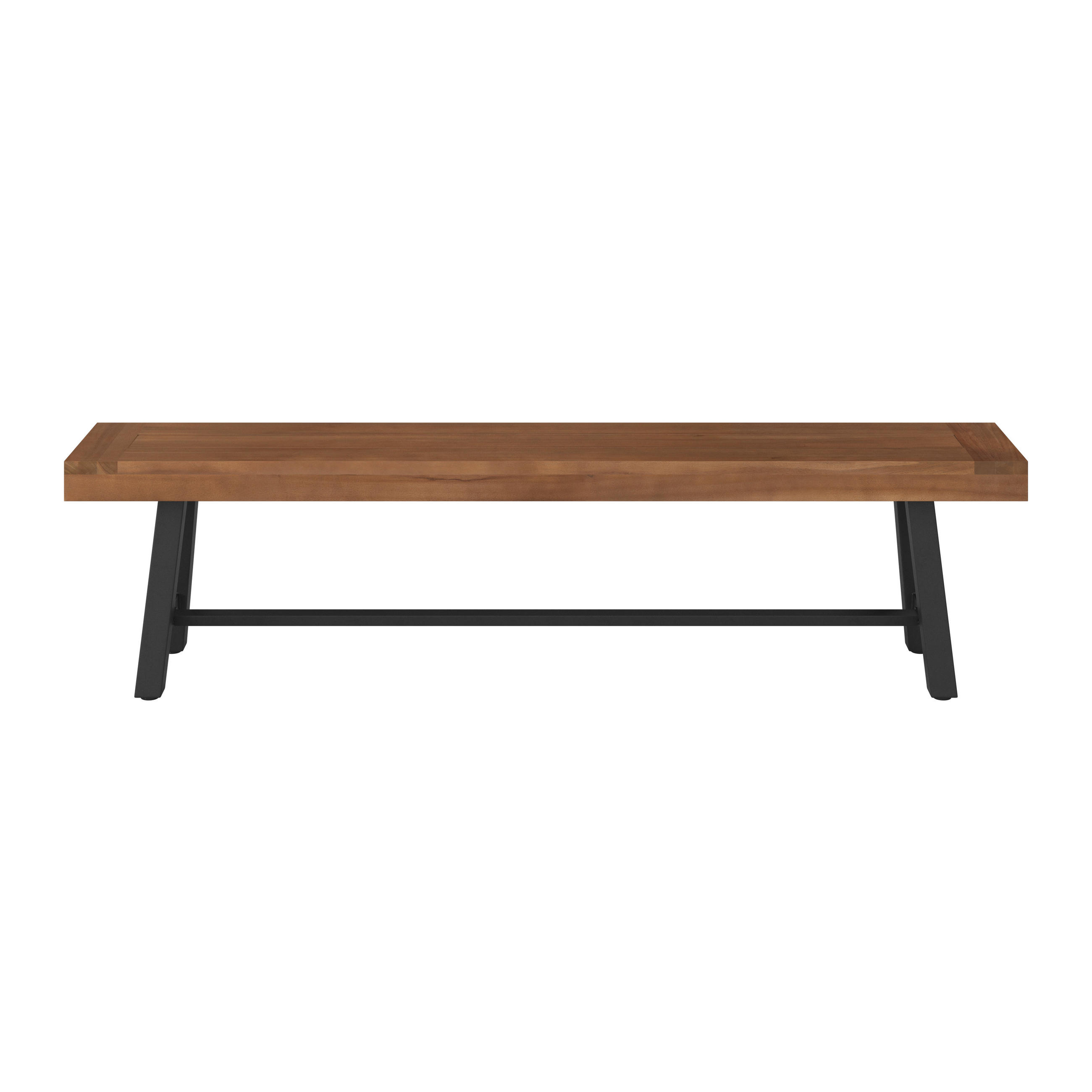 GARTENBANK 180/45/31 cm  in Beige  - Beige/Schwarz, Design, Holz (180/45/31cm) - Ambia Garden