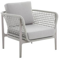 LOUNGESESSEL  - Champagner/Grau, Design, Textil/Metall (80/85/70cm) - Amatio