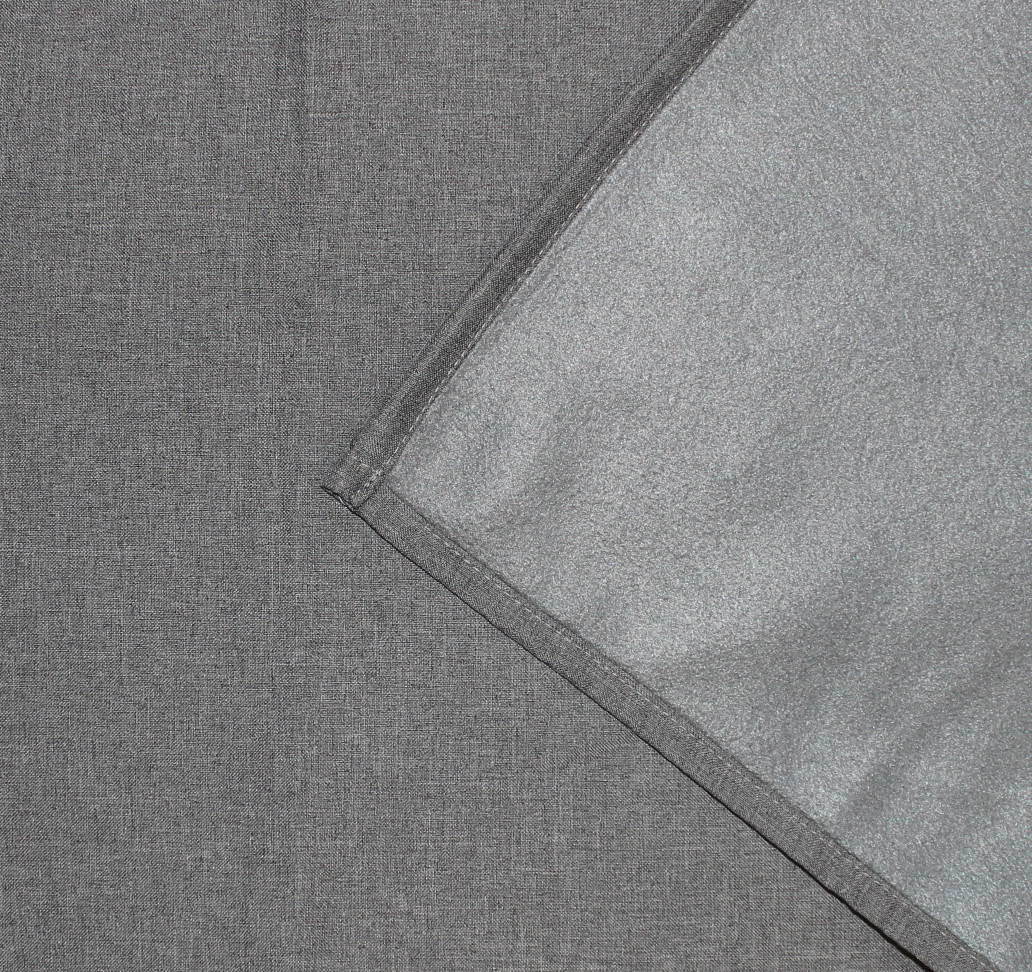 WÄRMESCHUTZVORHANG ESKIMO blickdicht 135/145 cm   - Grau, Basics, Textil (135/145cm)