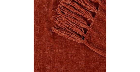 DECKE 127/152 cm  - Terracotta, KONVENTIONELL, Textil (127/152cm) - Novel