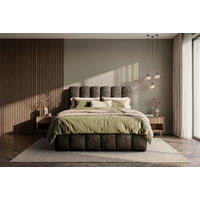 BOXSPRINGBETT 140/200 cm,  in Braun, Matratze, H3 + H4 = fest + sehr fest  - Schwarz/Braun, Modern, Holz/Holzwerkstoff (140/200cm) - MID.YOU