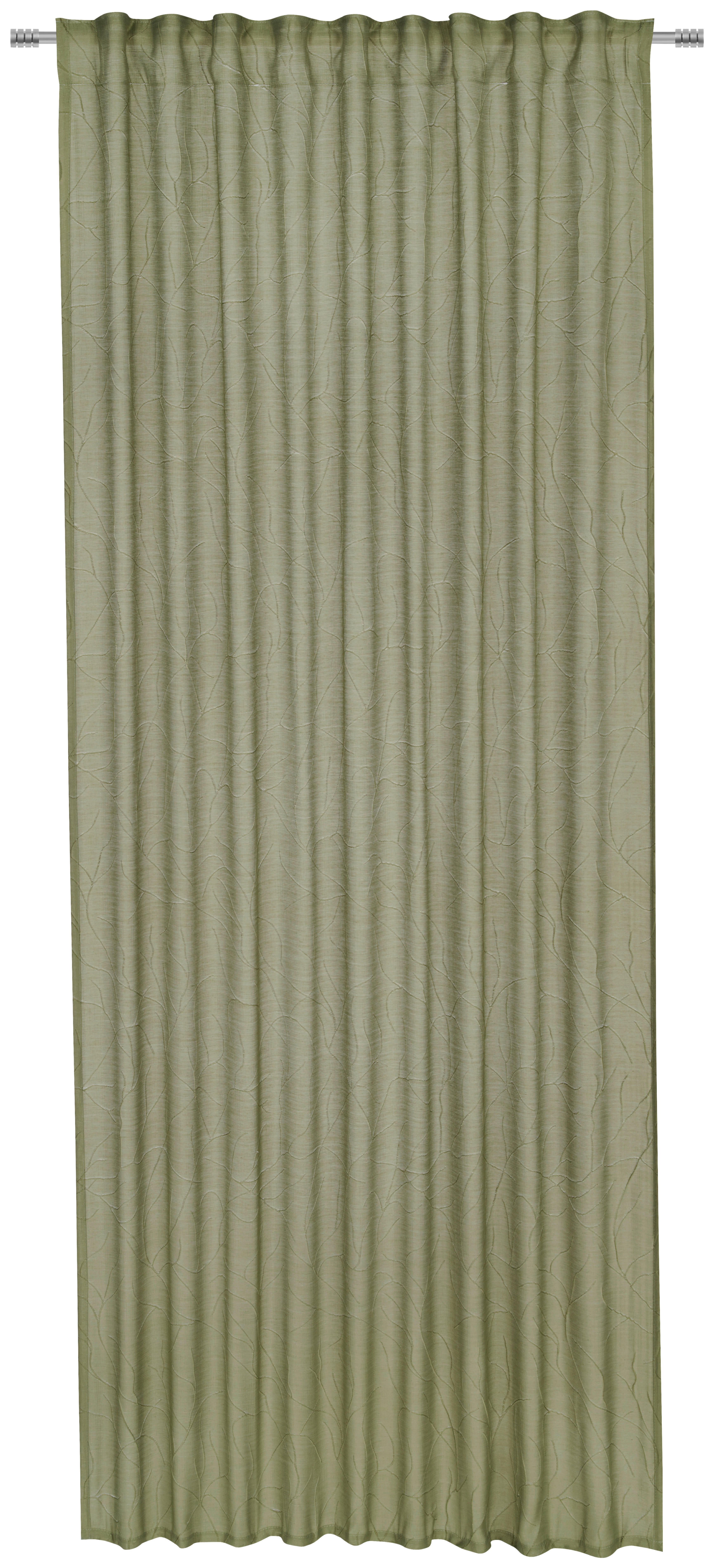 GARDINLÄNGD halvtransparent  - grön, Basics, textil (135/245cm) - Esposa
