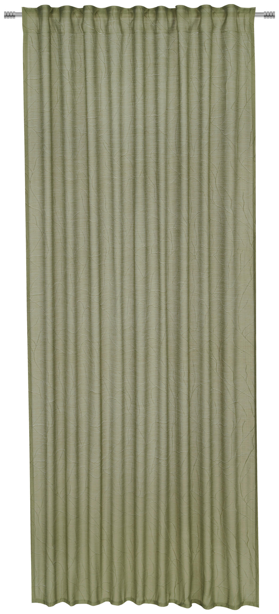 GARDINLÄNGD halvtransparent - grön, Basics, textil (135/245cm) - Esposa