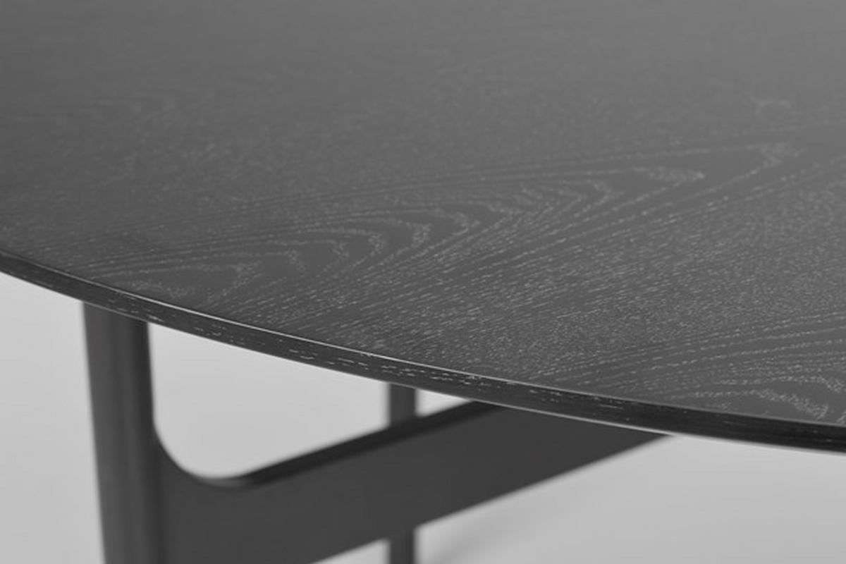 MATBORD i trä 135/135/75 cm   - svart, Design, metall/trä (135/135/75cm) - Rowico