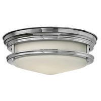 DECKENLEUCHTE  30.5/12.1 cm    - Chromfarben, Lifestyle, Glas/Metall (30.5/12.1cm) - Elstead Lighting