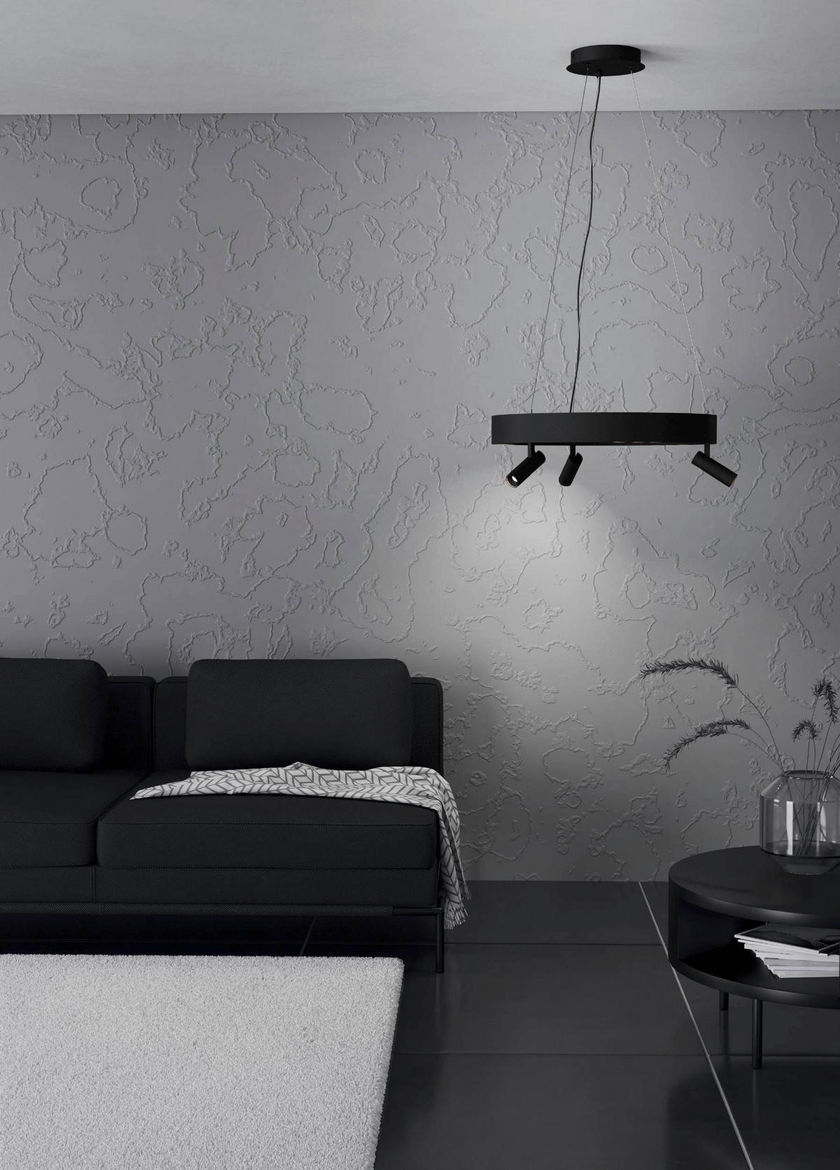 HÄNGELEUCHTE 60/150 cm  - Schwarz, Design, Metall (60/150cm) - Eglo