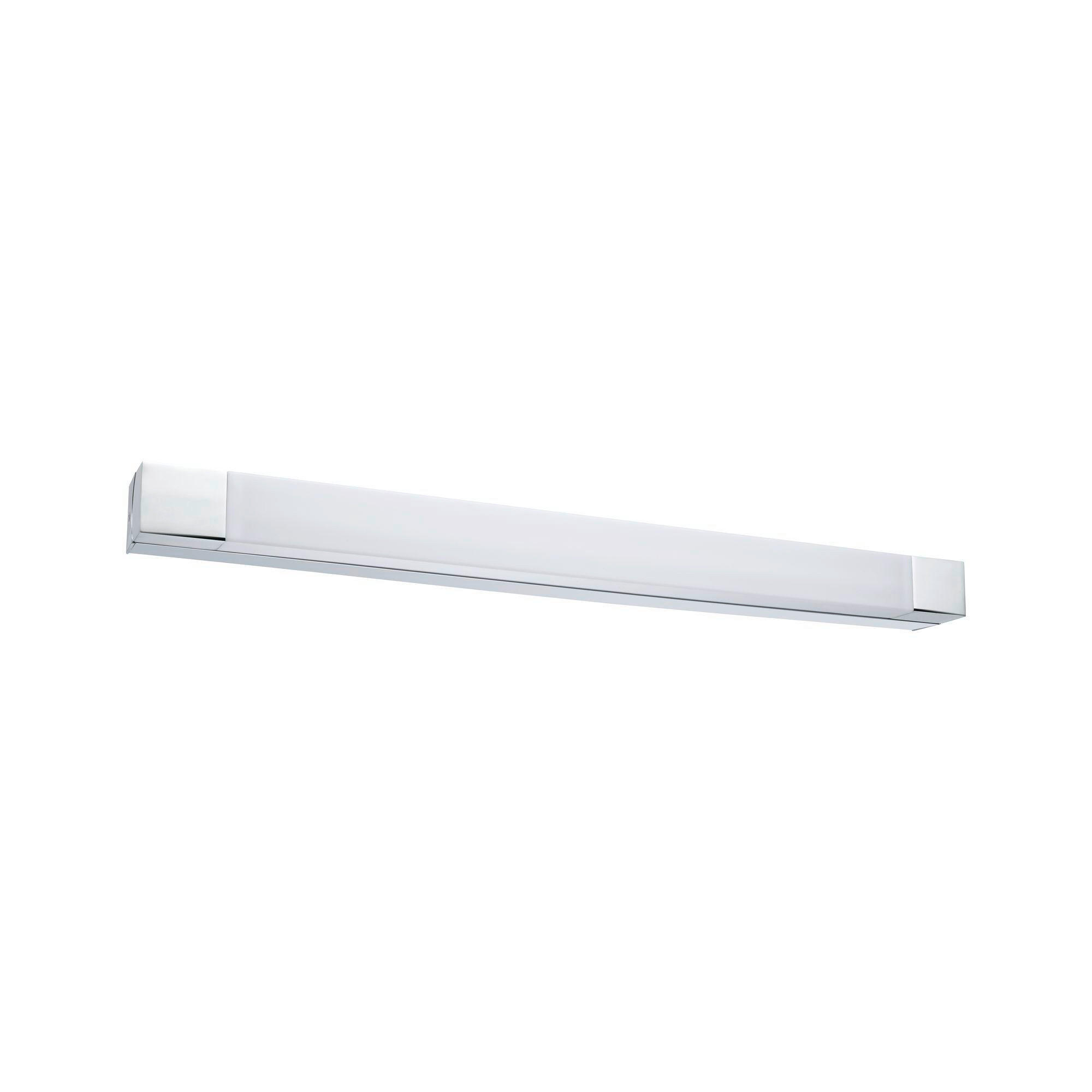 SPIEGELLEUCHTE   - Chromfarben/Weiß, Basics, Kunststoff/Metall (4,5cm) - Paulmann