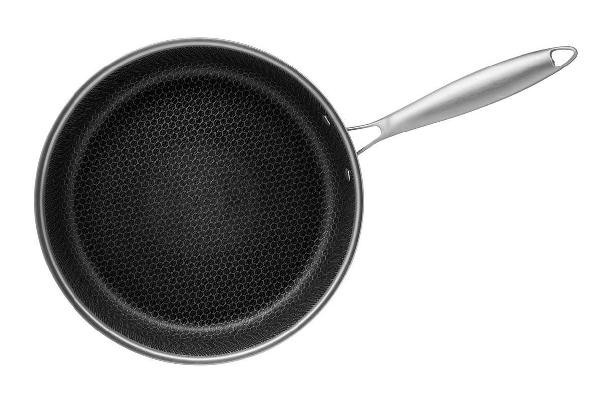 BRATPFANNE  - Silberfarben/Schwarz, Basics, Metall (24/5cm) - Mäser
