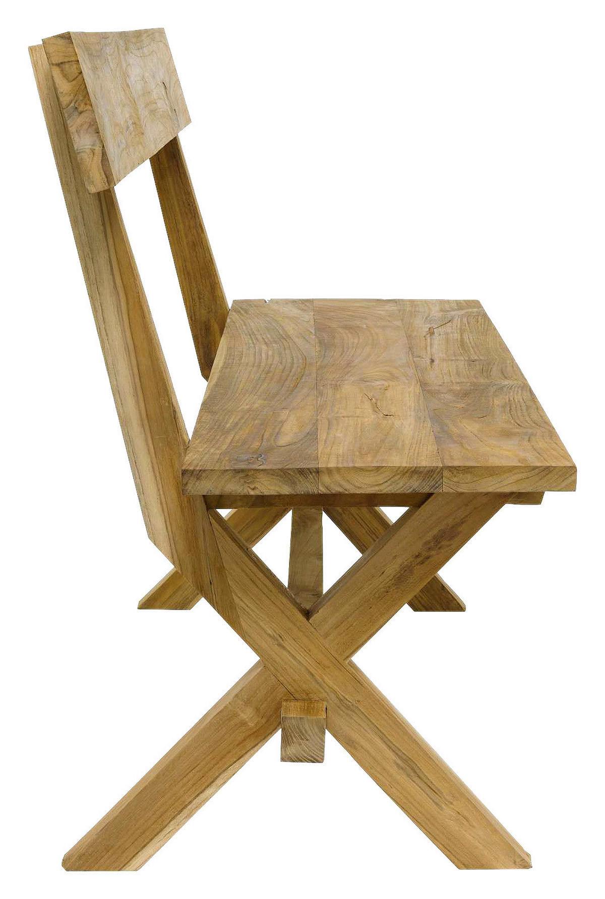 GARTENBANK 120/90/50 cm Teakholz   - Teakfarben, KONVENTIONELL, Holz (120/90/50cm) - Jan Kurtz