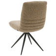 STUHL - Rostfarben/Cognac, Design, Textil/Metall (50/93/69cm) - Dieter Knoll