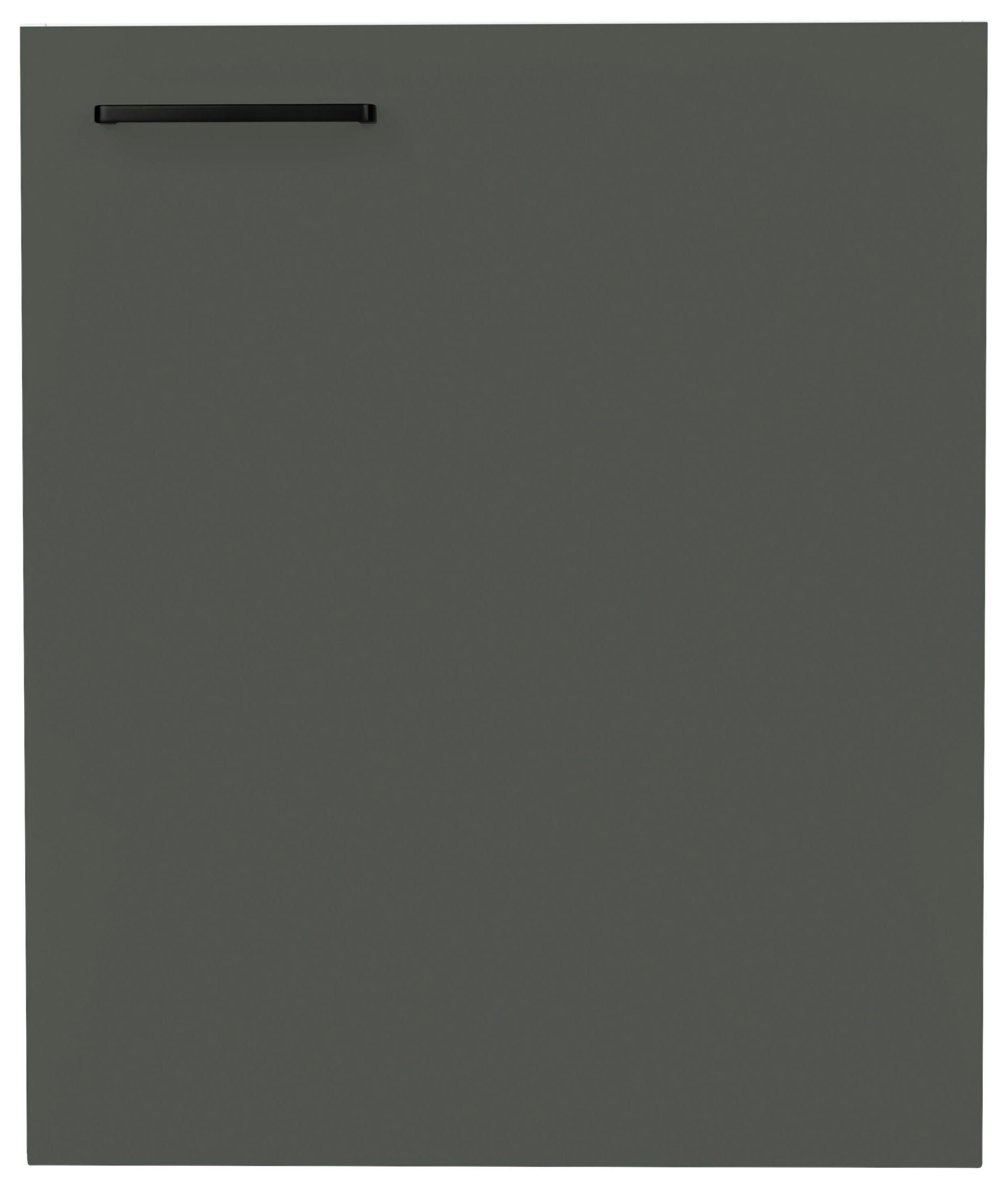 KÜCHENSCHRANKFRONT 60/72/1,9 cm  in Grün  - Schwarz/Grün, MODERN, Holzwerkstoff/Metall (60/72/1,9cm) - Nobilia