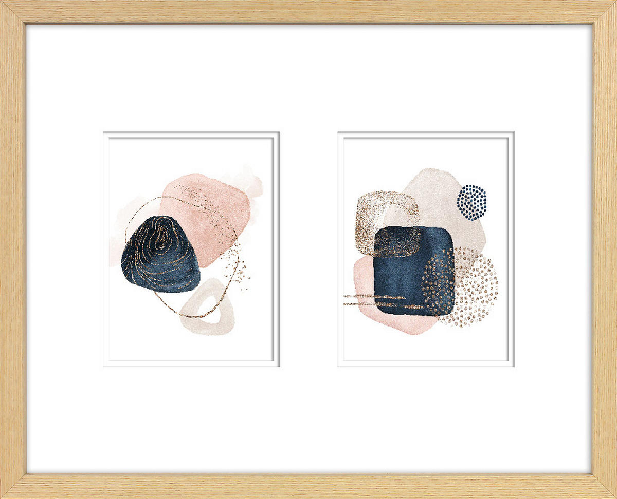 BILDERRAHMEN 42,5/52,5/2 cm  - Naturfarben, Basics, Glas/Holzwerkstoff (42,5/52,5/2cm)