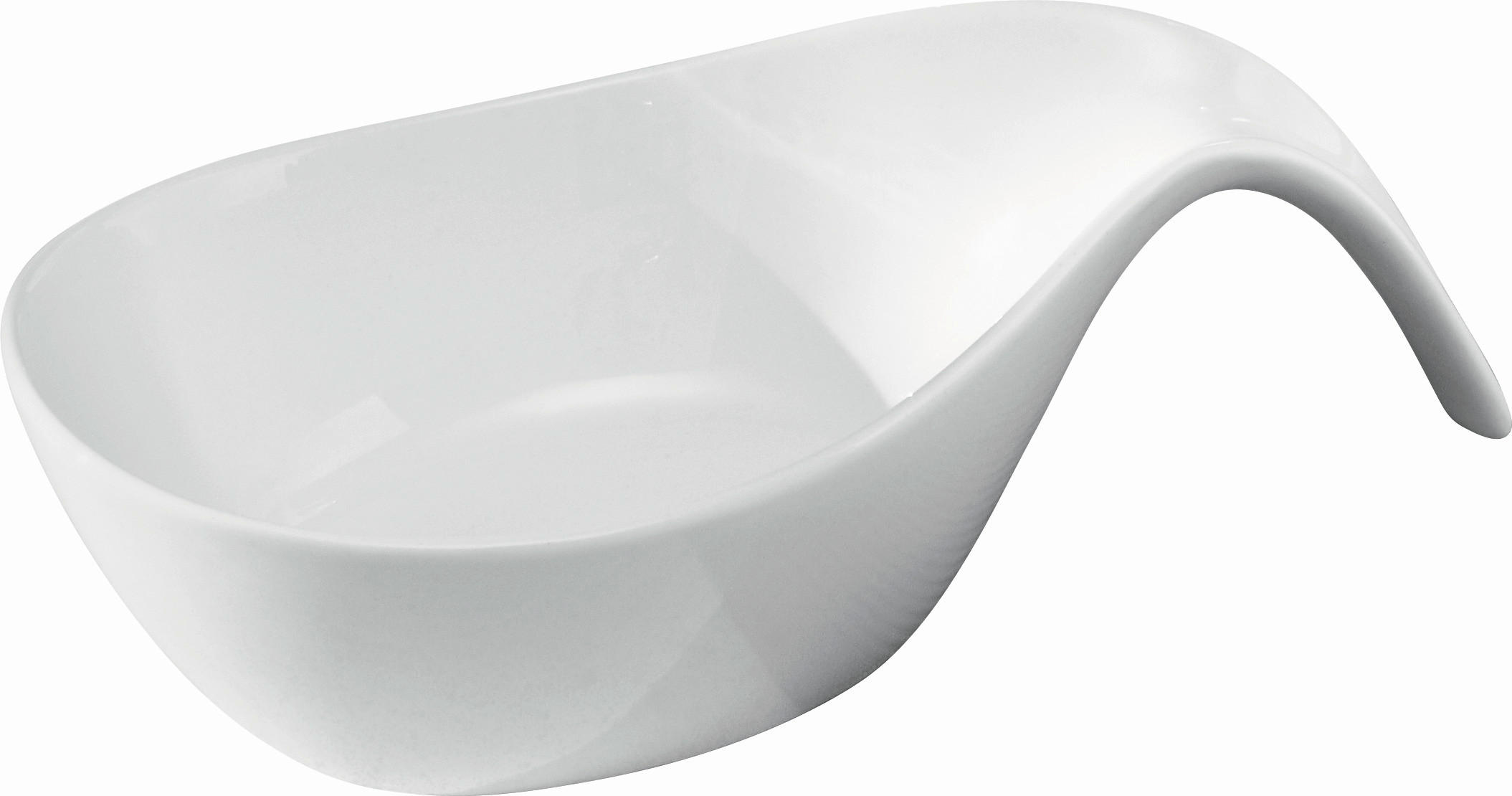 SCHÜSSEL Swing  19/11/5,8 cm  - Weiss, Basics, Keramik (19/11/5,8cm) - Novel