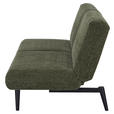 SCHLAFSOFA Webstoff Grün  - Schwarz/Grün, Design, Holz/Textil (184/80/87cm) - Carryhome