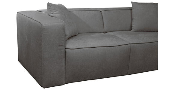 SCHLAFSOFA  in Chenille Dunkelgrau  - Dunkelgrau/Schwarz, Design, Kunststoff/Textil (227/74/105cm) - Novel