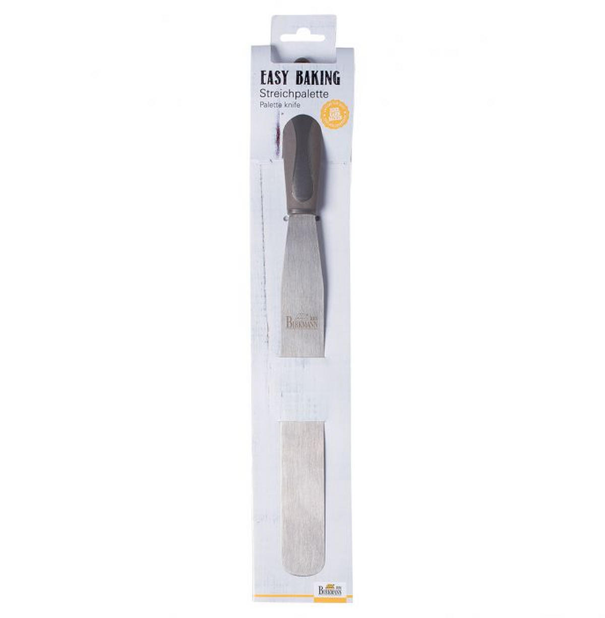 STREICHPALETTE - Edelstahlfarben/Grau, KONVENTIONELL, Kunststoff/Metall (3,5/22cm) - Birkmann