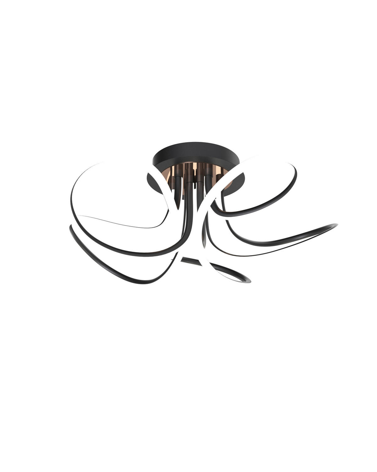 LED-DECKENLEUCHTE 38 W  58/22 cm    - Silberfarben, Trend, Kunststoff/Metall (58/22cm) - Novel