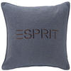 KISSENHÜLLE E-Signature  - Blau/Dunkelblau, Basics, Textil (45/45cm) - Esprit