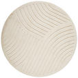 HOCHFLORTEPPICH 160 cm Siena Beige  - Beige, Design, Kunststoff/Textil (160cm) - Novel
