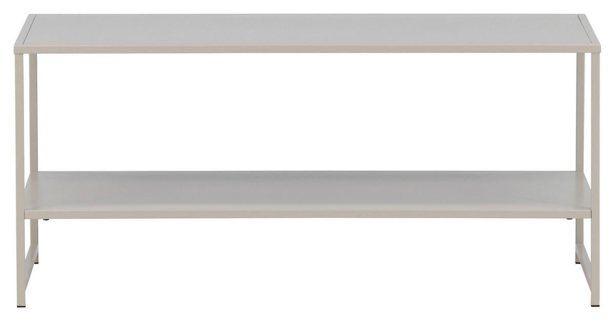 SOFFBORD i metall 102/43/45 cm  - beige, Design, metall (102/43/45cm) - Livetastic