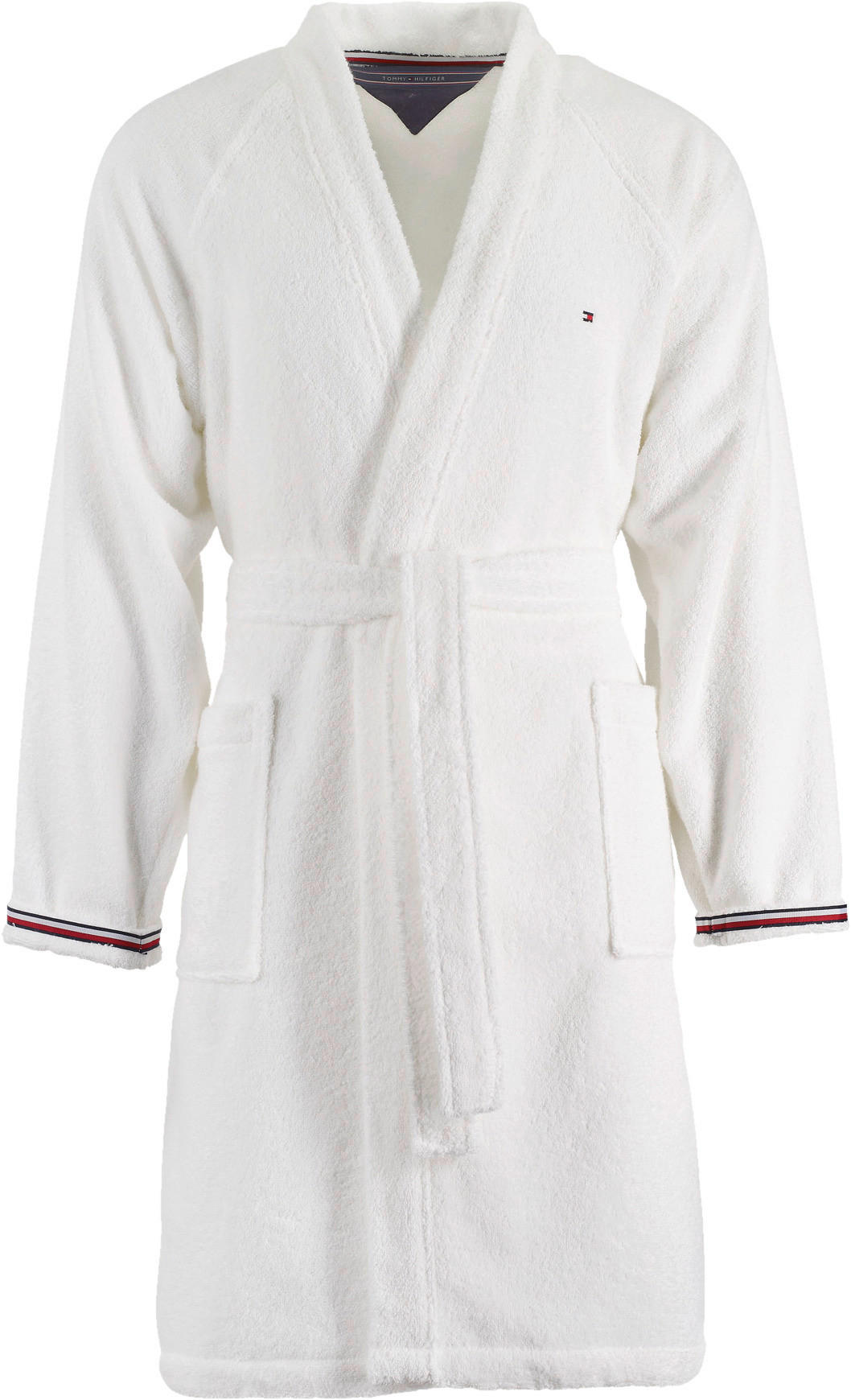 BADEMANTEL S Unisex  - Weiß, Basics, Textil (Snull) - Tommy Hilfiger