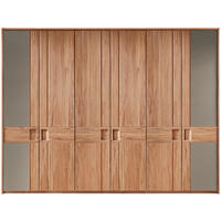 DREHTÜRENSCHRANK 301,8/229/64,5 cm 6-türig Kernbuche  - Kernbuche, Natur, Holz (301,8/229/64,5cm) - Escando Natürlich Sc