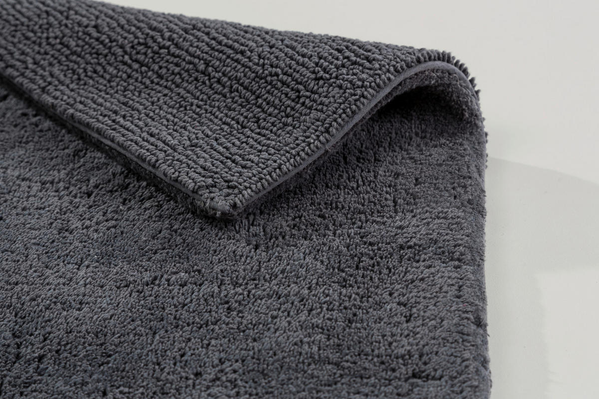 BADTEPPICH Anthrazit 40/60 cm  - Anthrazit, Basics, Textil (40/60cm) - Schöner Wohnen