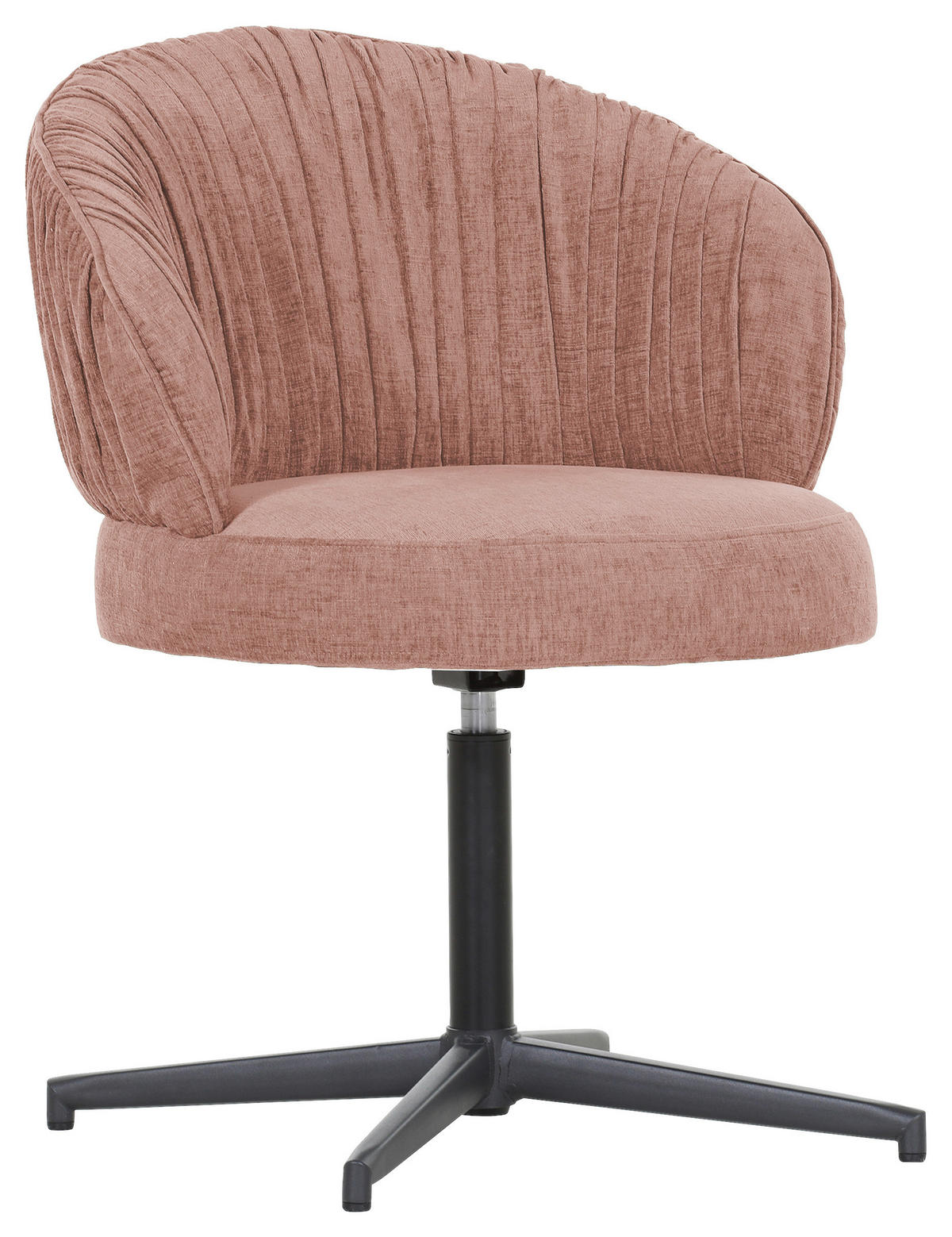 STUHL - Schwarz/Rosa, Design, Textil/Metall (63/82/65cm) - Novel