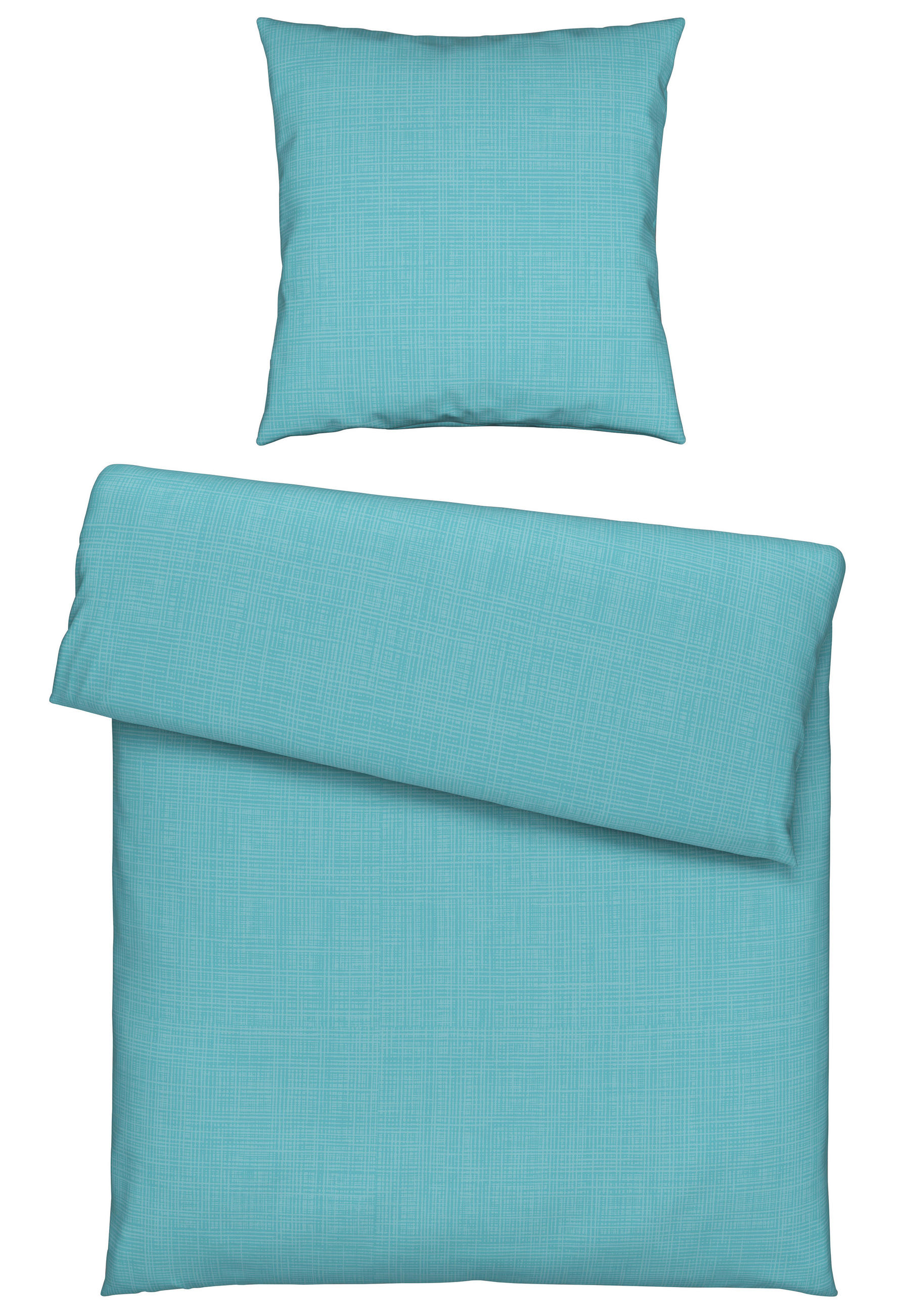 BETTWÄSCHE GENTANO Musselin 155/220 cm  - Hellblau, Basics, Textil (155/220cm) - Novel